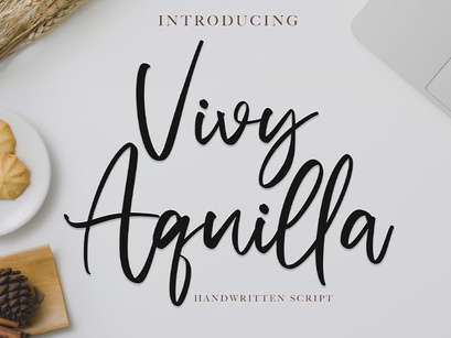 Vivy Aquilla - Handwritten Font