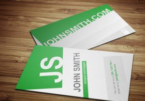 Funky Minimal Business Card Template