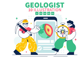 10 Geologist Soil Analysis Illustration preview picture