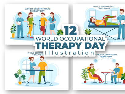 12 World Occupational Therapy Day Illustration