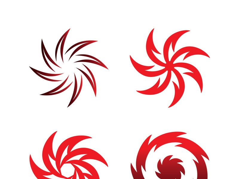 Vortex vector illustration icon logo template design