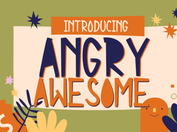 Angry Awesome - Quirky Display preview picture