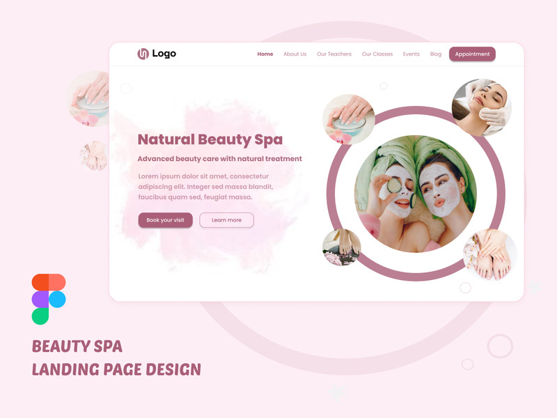 Beauty Spa Landing Page Design