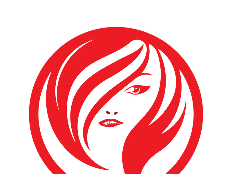 Women beauty, salon, spa, hair minimalist logo design inspiration
