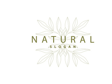 Leaf Line Logo, Beautiful Hand Drawn Design preview picture