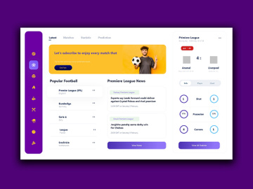 Football Match Dashboard preview picture