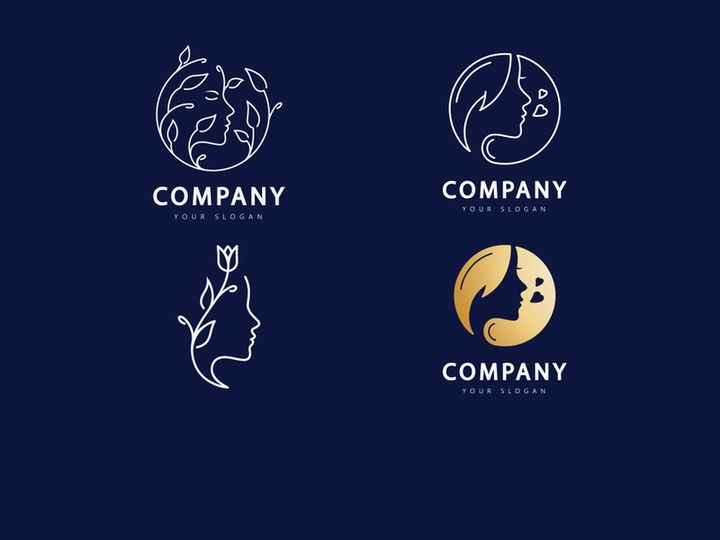 Beauty woman logo for your business salon  skin care and spa