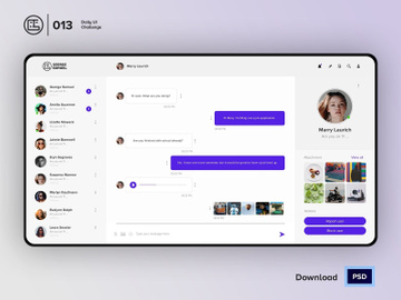 Direct messaging| Daily UI challenge - Day 013/100 preview picture