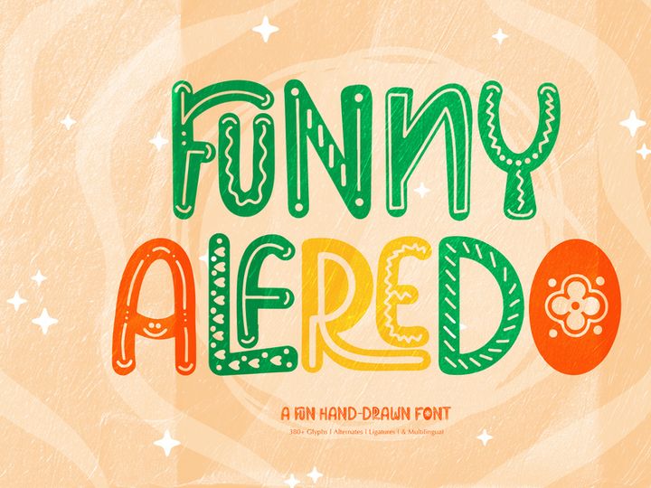 Funny Alfredo | Fun Hand Drawn