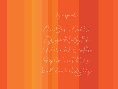 Raquel  Handwritten Font