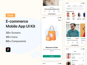 Fluik - E-commerce App UI Kit preview picture