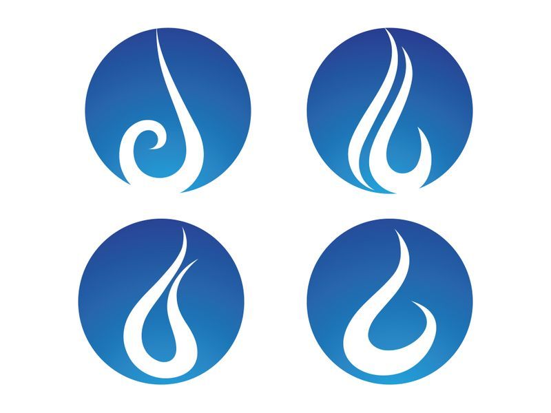Water drop Logo Template vector illustration design