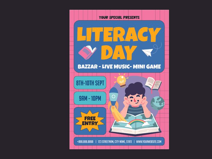 Literacy Day Flyer