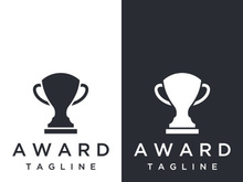 Creative and unique trophy logo design.