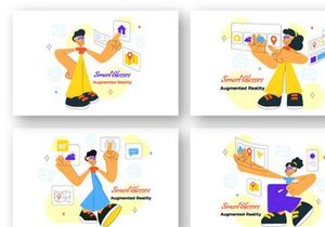 10 Smart Glasses Augmented Reality Illustration