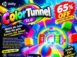 ColorTunnel v1.0 — Most Trending Unity Games Sale — 65% OFF! preview picture