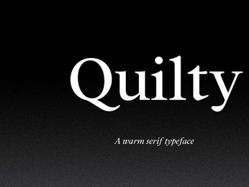 Quilty Typeface (Free Font) preview picture