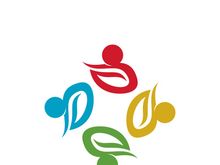 Community, network and social icon design template