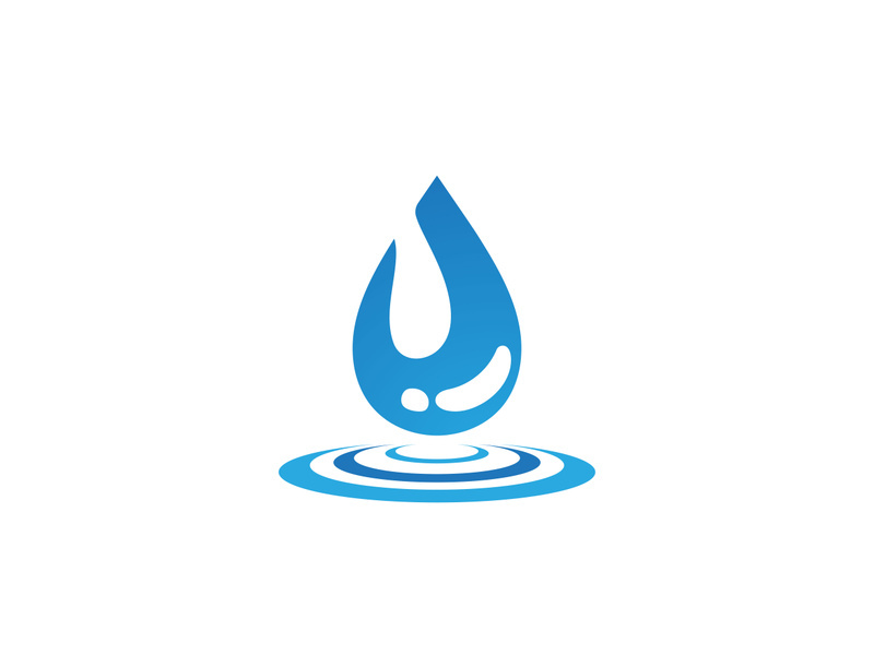 Water drop Logo Template vector illustration design - Vector.