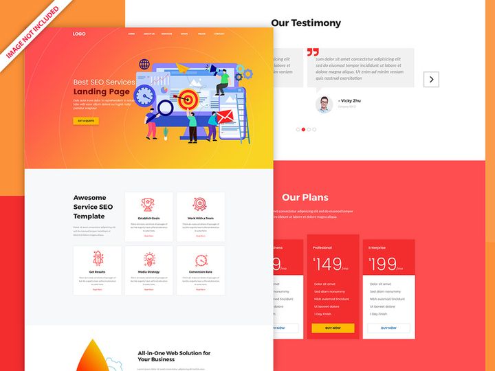 Seo digital marketing website template