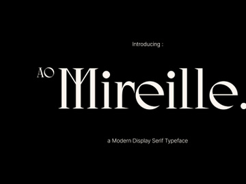 AO Mireille - Display Typeface preview picture