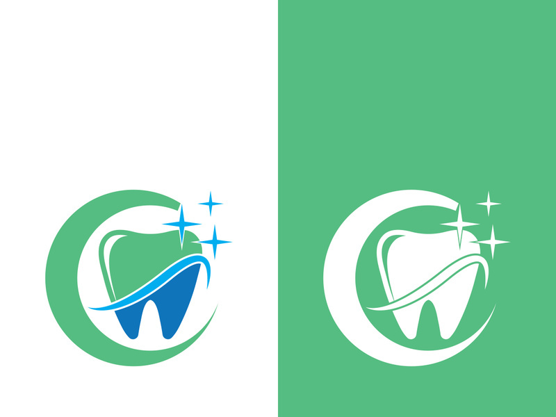 Dental logo template vector illustration icon design