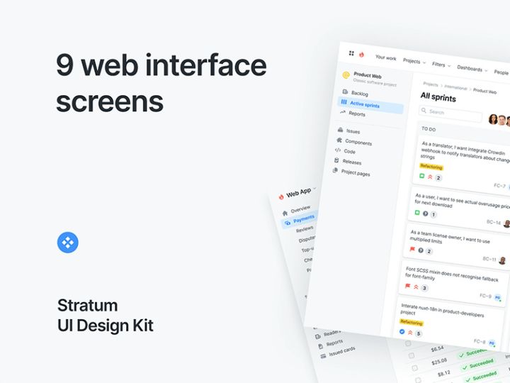 Stratum: UI kit for Figma
