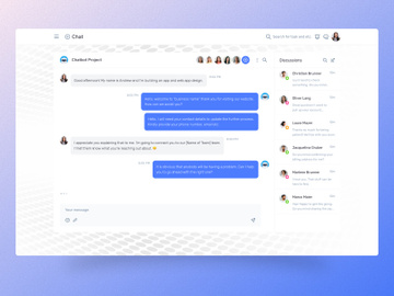 Chatbot web app preview picture