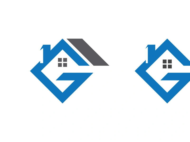 Home industrial Property concept icon logo illustration