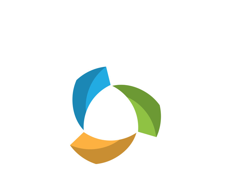 triangle logo vector design illustration template