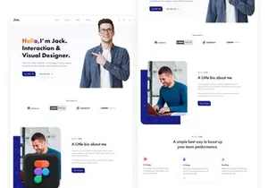 Sio - Personal Portfolio Website Figma Template
