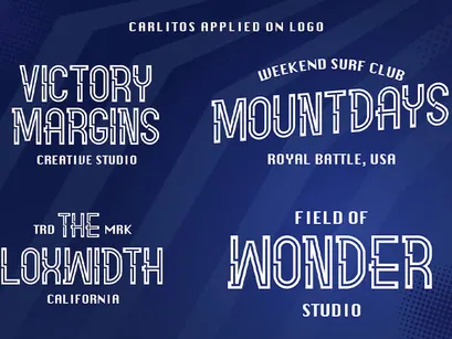 Carlitos - Decorative Sporty Font
