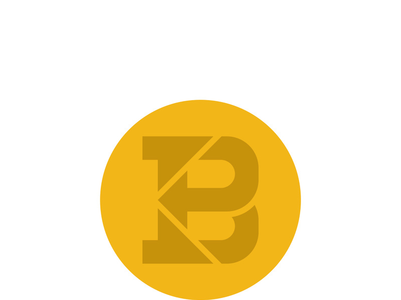 B letter logo template vector illustration