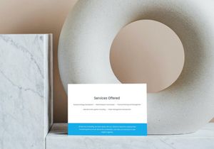 Effortlessly Professional: Clean Business Card Canva Template