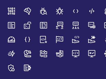 Coding icons