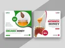 Organic Honey Social Media Post Banner Template