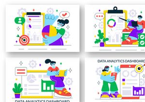 10 Data Analytics Dashboard Illustration