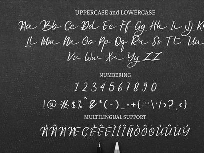 Dhafina is signature font