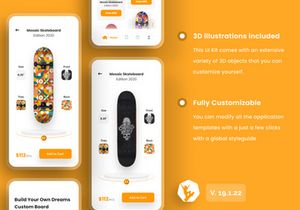 Skateboard Store App Design
