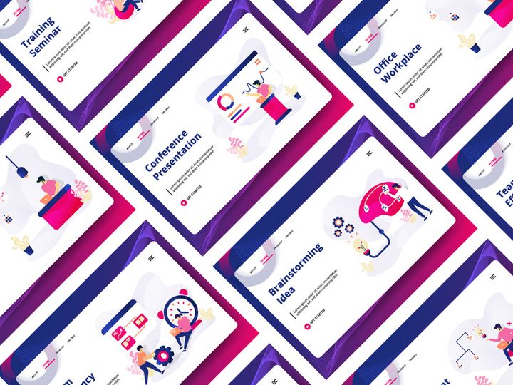 Corporate Management sets Illustration vol 1