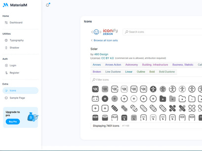 MaterialM Free Vuetify Vuejs Admin Dashboard Template