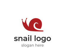 Snail logo design.