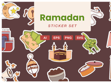 Ramadan Kareem Sticker Set preview picture