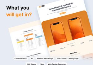 Call Connect AI |  Landing Page UI Kit