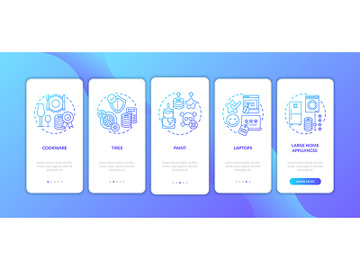 Spending more for high quality onboarding mobile app page screen with concepts preview picture