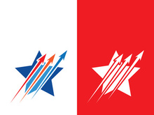 Star icon template vector illustration design