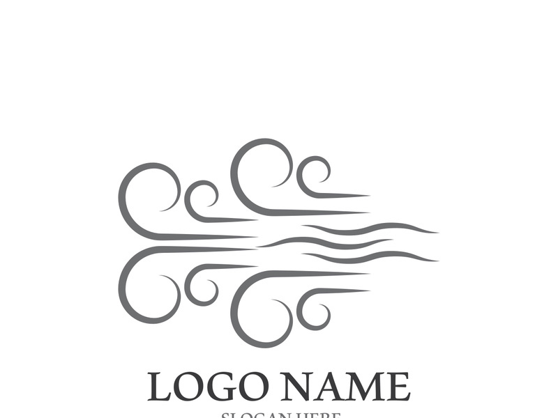 Wind icon vector illustration design template