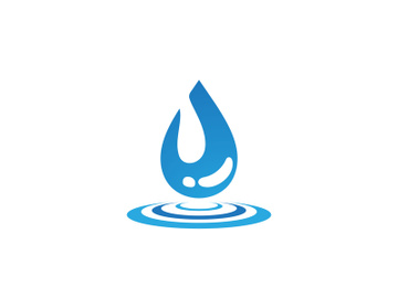 Water drop Logo Template vector illustration design - Vector. preview picture