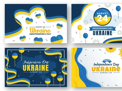 16 Ukraine Independence Day Illustration