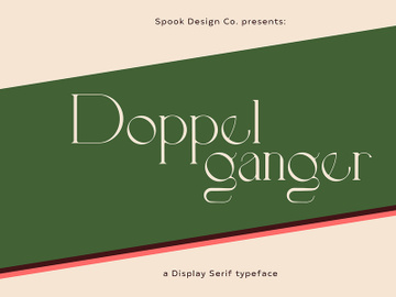 Doppelganger - Free Font preview picture